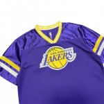 NBA Lakers brodé Big logo Maillot manche courte Violet size S-XL